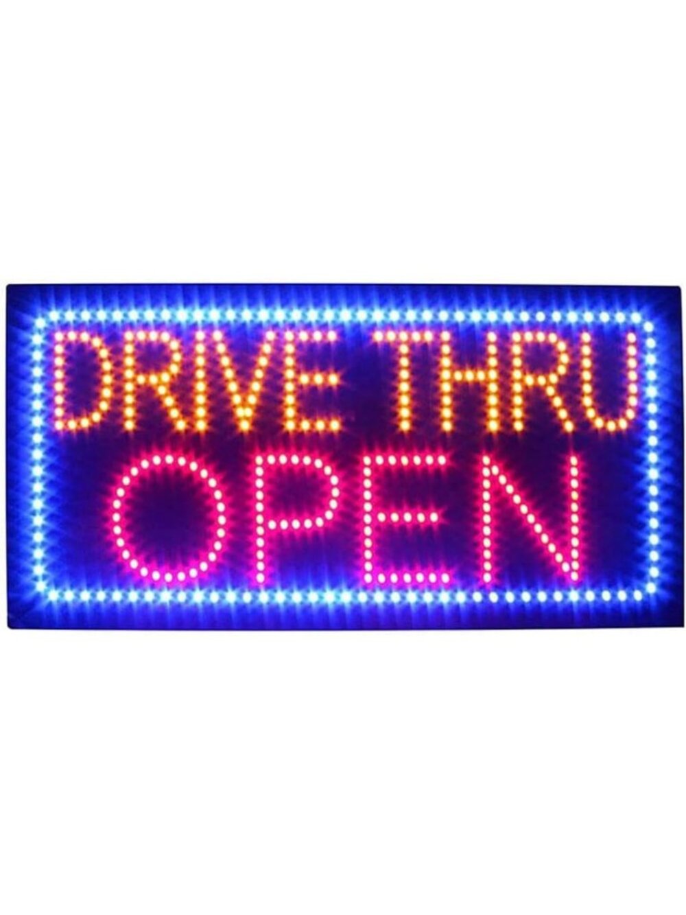 Bright LED Drive-Thru Sign | Super Bright Hanging Advertising Board for Business